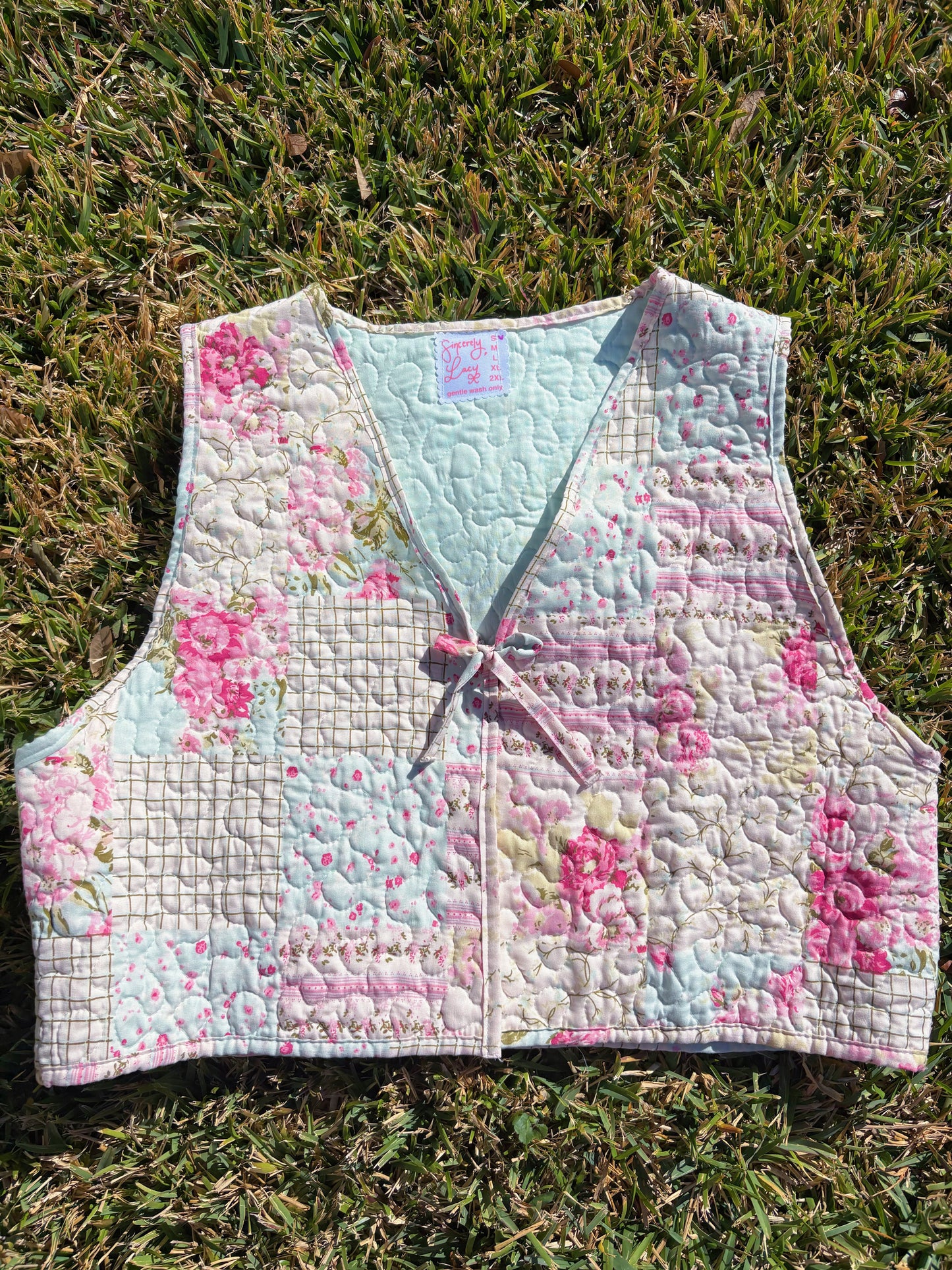 Pressed Petals Quilted Vest