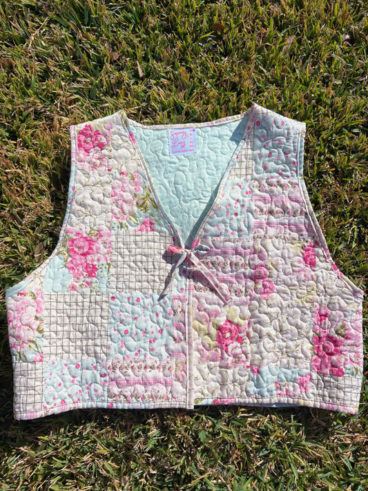 Pressed Petals Quilted Vest