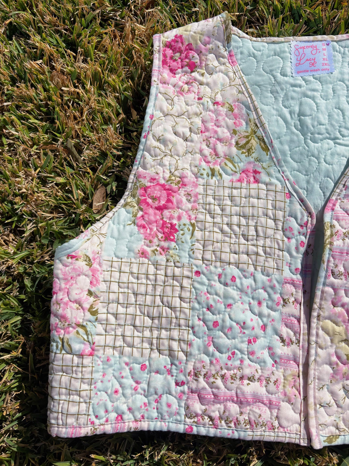 Pressed Petals Quilted Vest