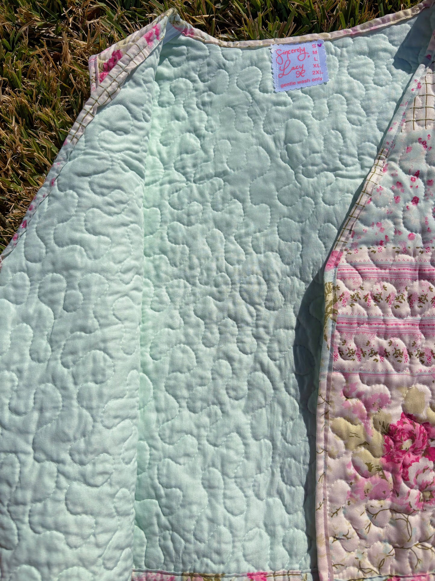 Pressed Petals Quilted Vest