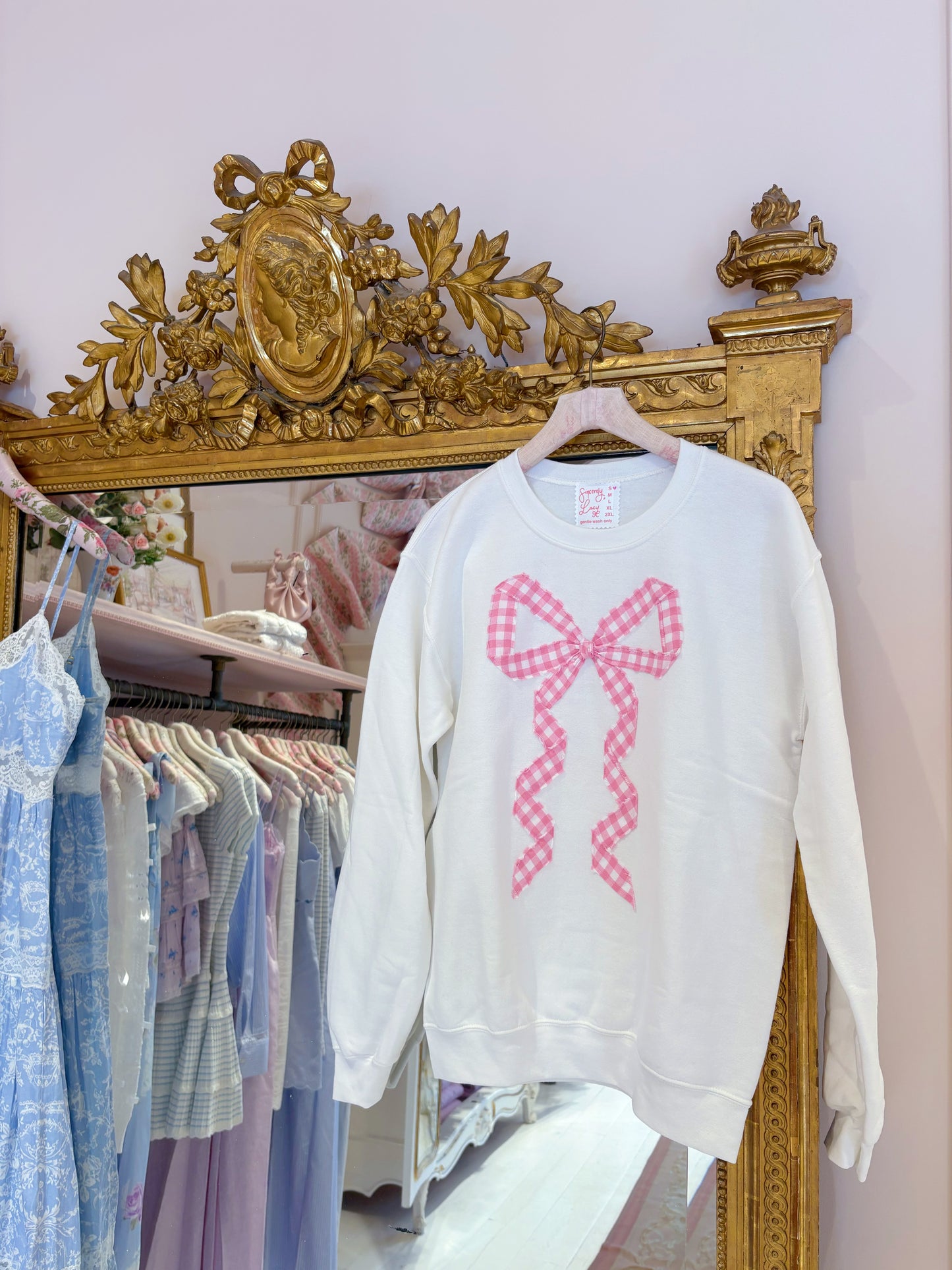 Gingham Darling Sweatshirt