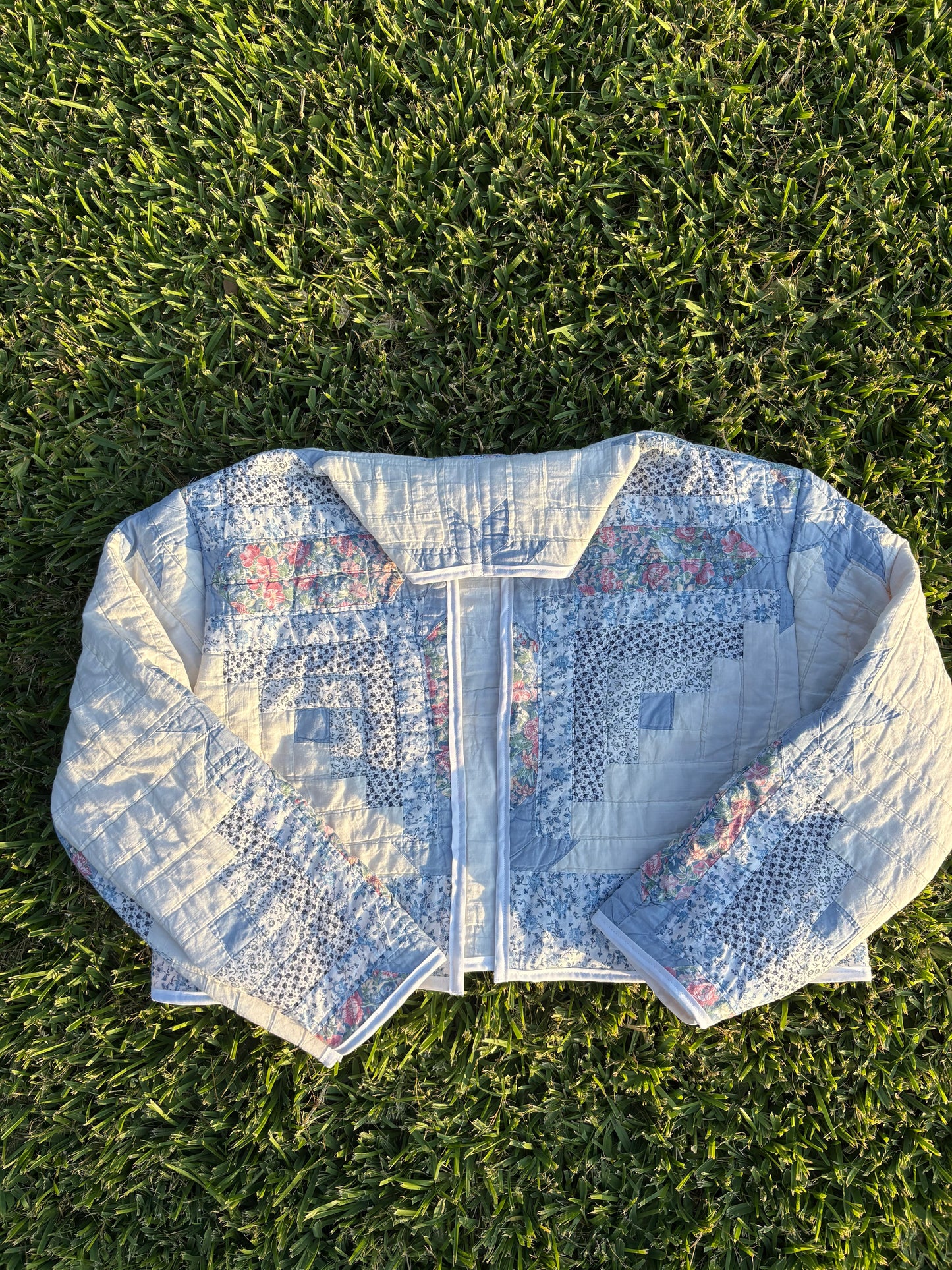 The Bluebell Bloom Quilted Jacket